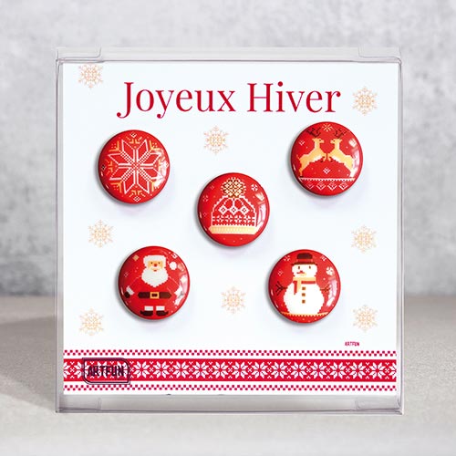 Joyeux Hiver - Le Coffret de 5 Fèves