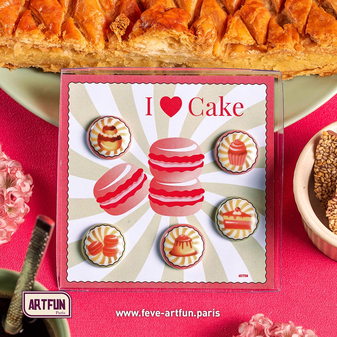 I Love Cake - Le Coffret de 5 Fèves