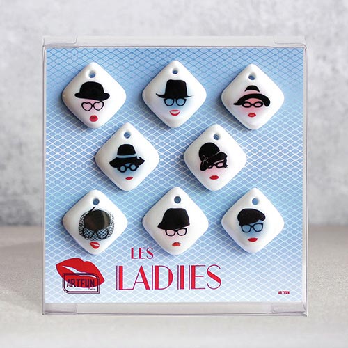 Les Ladies - Le Coffret de 8 Fèves