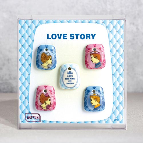 ArtFun Lot 1000 FEVES Collection Love Story - Feve Galette des Rois  Epiphanie Premium - Bijou Feve Porcelaine : : Cuisine et Maison