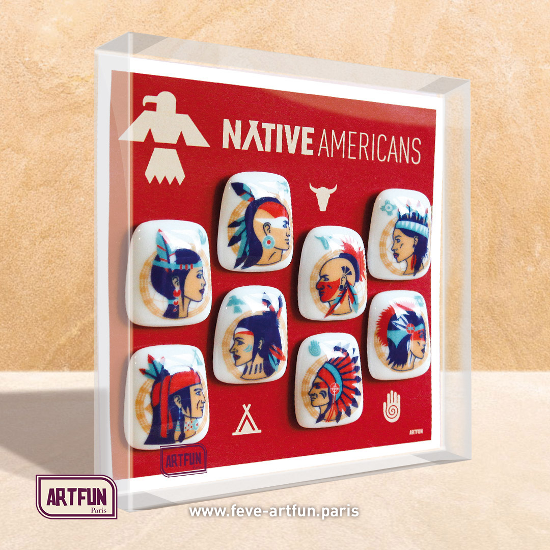 Native Americans - Le Coffret de 8 Fèves