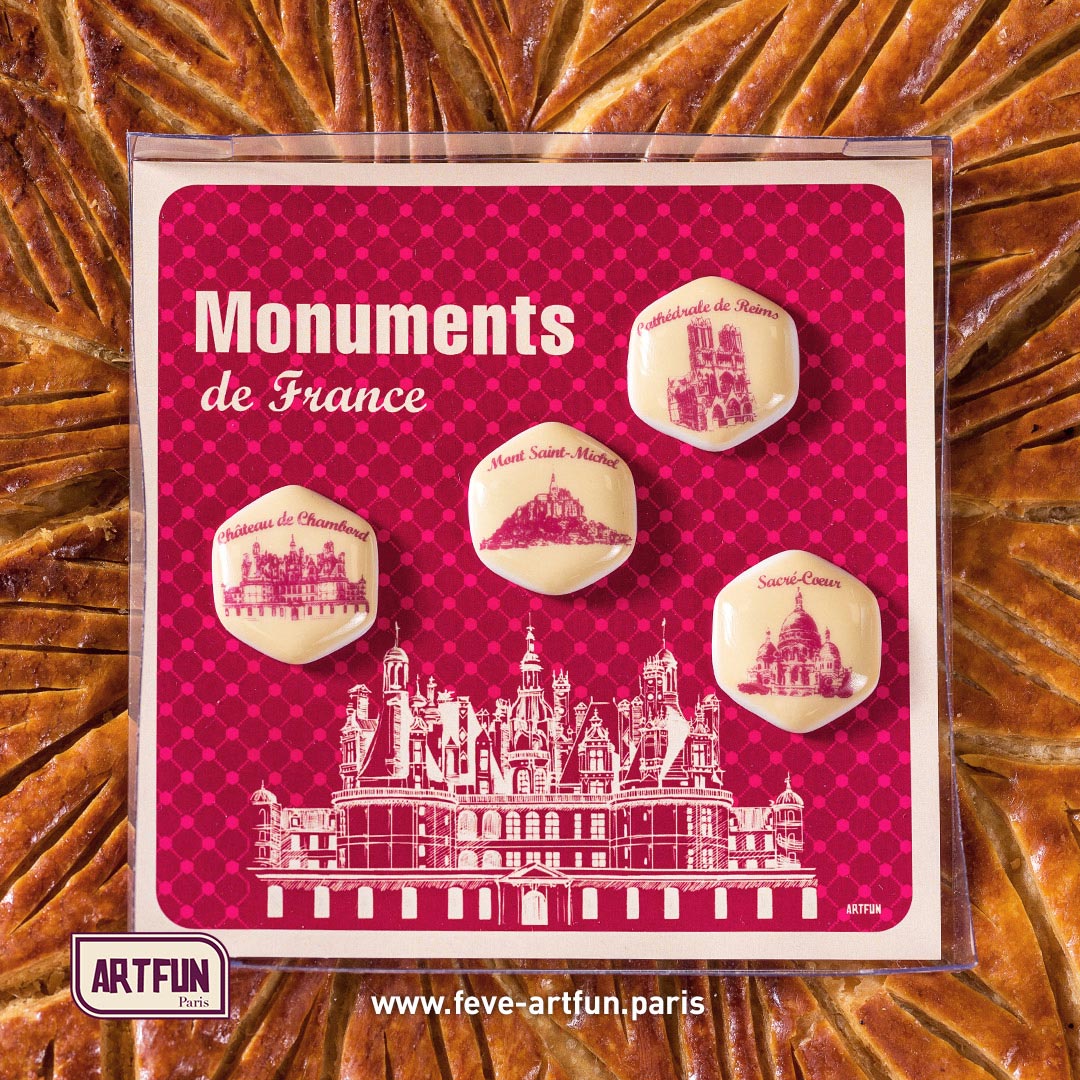 Monuments de France - Le Coffret de 4 Fèves