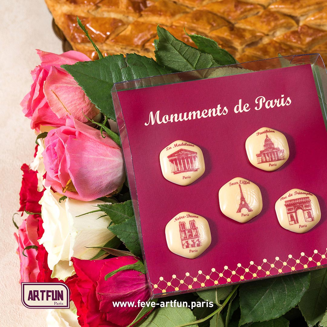 Monuments de Paris - Le Coffret de 5 Fèves 