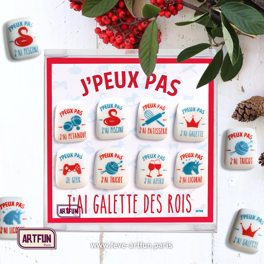 J'Peux Pas - Le Coffret de 8 Fèves