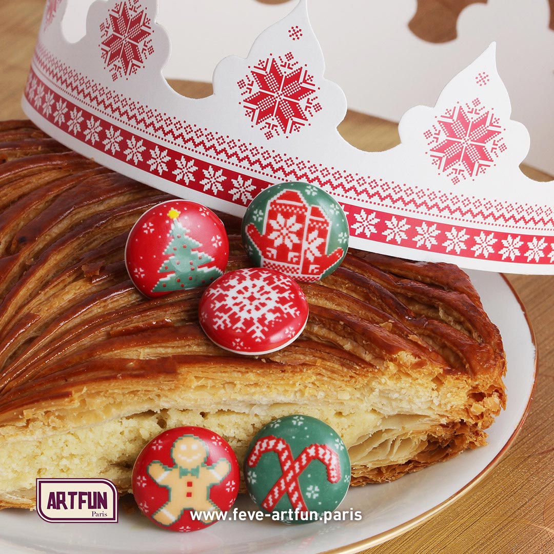 Fève parfaite pour la traditionnelle galette des rois à la frangipane