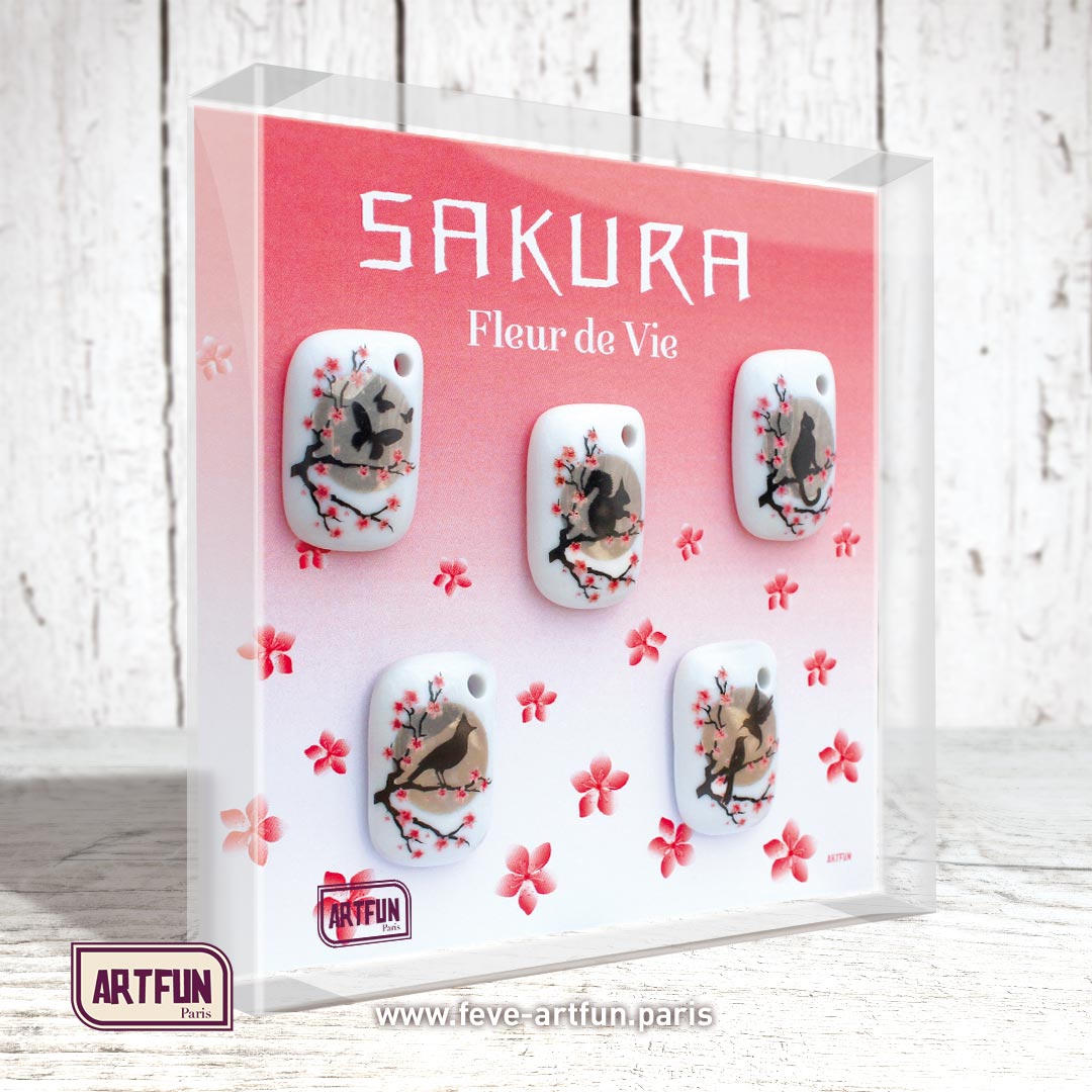 Sakura - Le Coffret de 5 Fèves