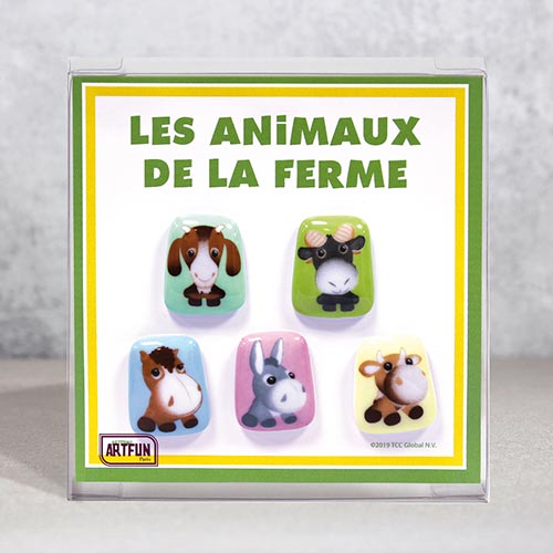 Les Animaux de la Ferme - Le Coffret de 5 Fèves