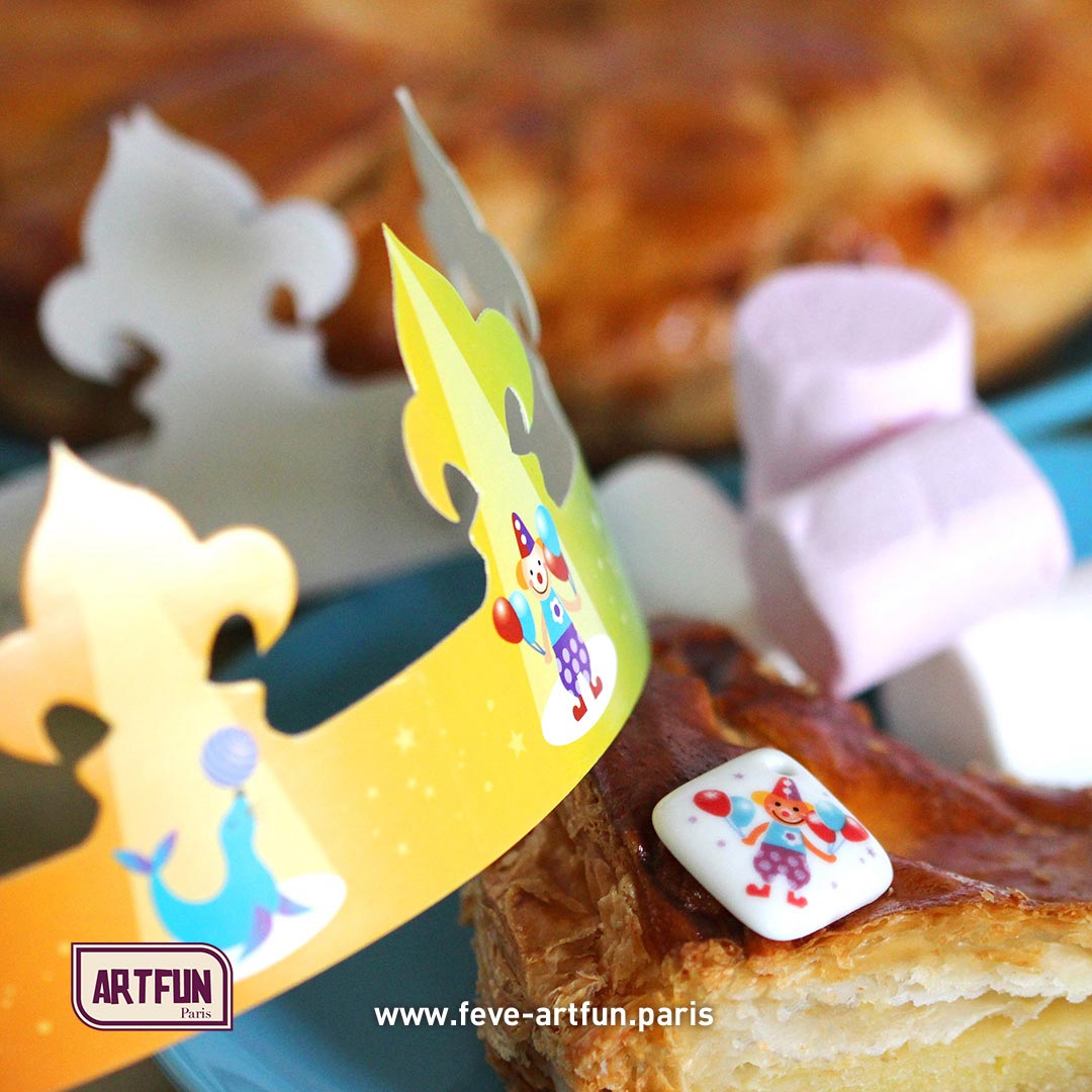 ArtFun 40 FEVES Le Cirque - FEVE BIJOU - Lot de fèves en porcelaine  alimentaire pour galette des rois : : Cuisine et Maison