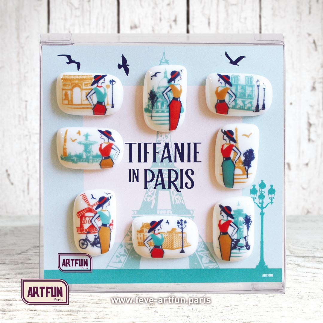 Tiffanie in Paris - Le Coffret de 8 Fèves