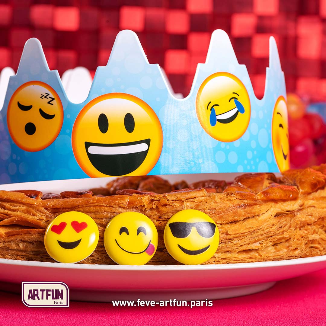 Mini Lot - Couronnes Emoji Smile