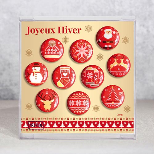 Joyeux Hiver - Le Coffret de 10 Fèves