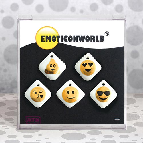 Emoticône Gold - Le Coffret de 5 Fèves