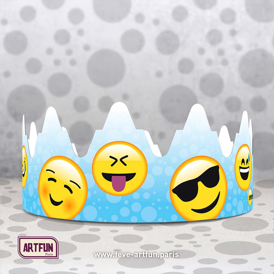 Mini Lot - Couronnes Emoji Smile
