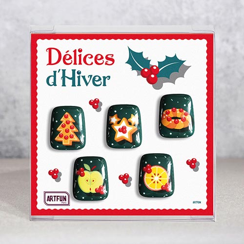 Délices d'Hiver - Le Coffret de 5 fèves