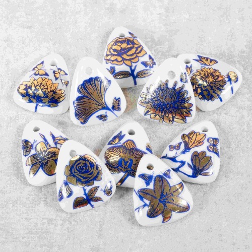 Flore de Monarque - La collection de Fèves-Bijoux Or