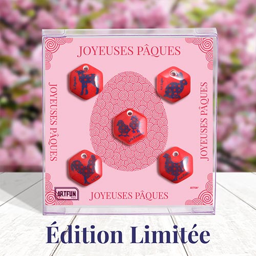 Joyeuses Pâques, ed. limitée - Le Coffret de 5 Fèves 