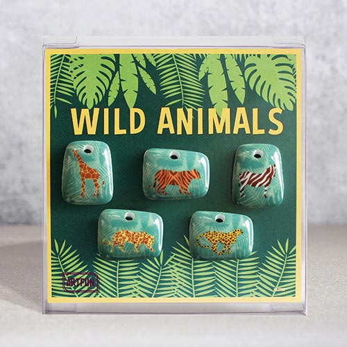 Wild Animals - Le Coffret de 5 Fèves