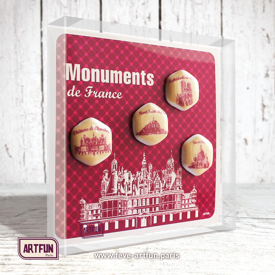 Monuments de France - Le Coffret de 4 Fèves
