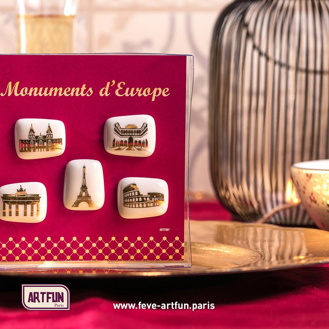 Monuments d'Europe - Le Coffret de 5 Fèves