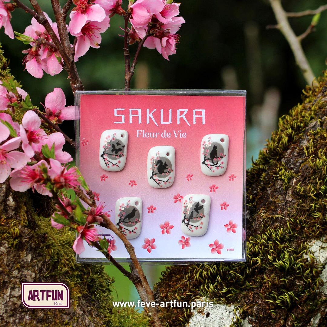 Sakura - Le Coffret de 5 Fèves