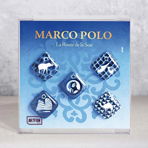 Marco Polo, la Route de la Soie - Le Coffret de 5 Fèves 
