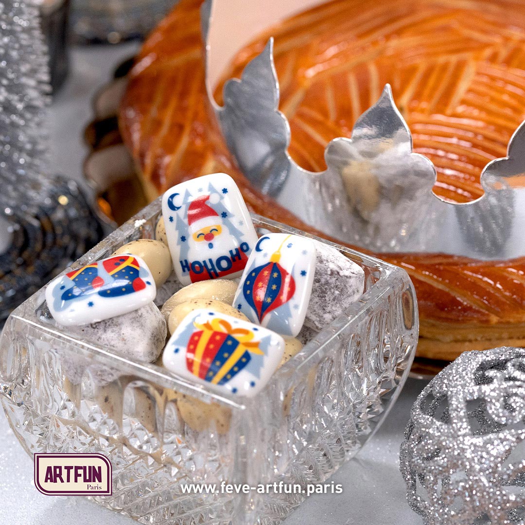 Fèves De Galette Des Rois En Porcelaine – Collection Sous La Neige | 10 Fèves Artisinales | Pour Une Épiphanie Premium