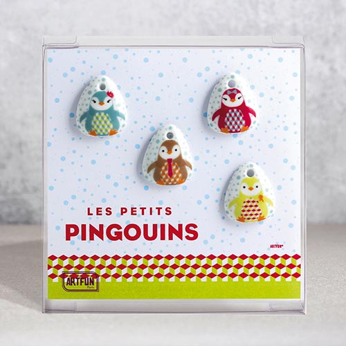 Petits Pingouins - Le Coffret de 4 Fèves 