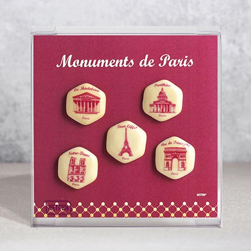 Monuments de Paris - Le Coffret de 5 Fèves 