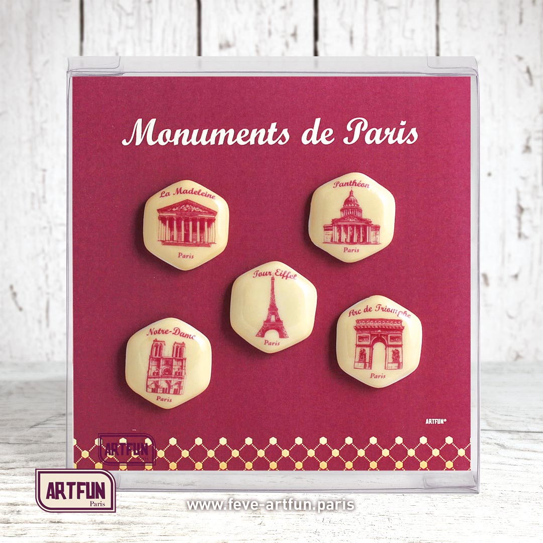 Monuments de Paris - Le Coffret de 5 Fèves 