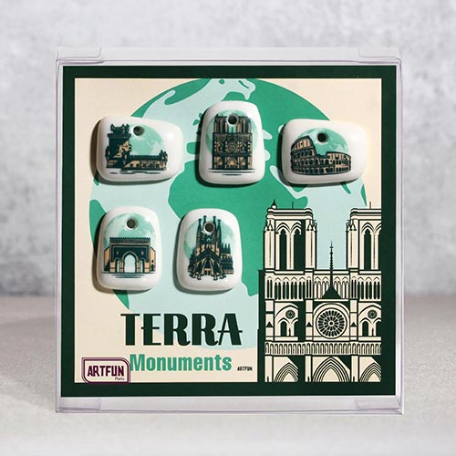 Terra Monuments - Le Coffret de 5 Fèves