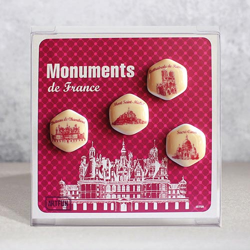 Monuments de France - Le Coffret de 4 Fèves