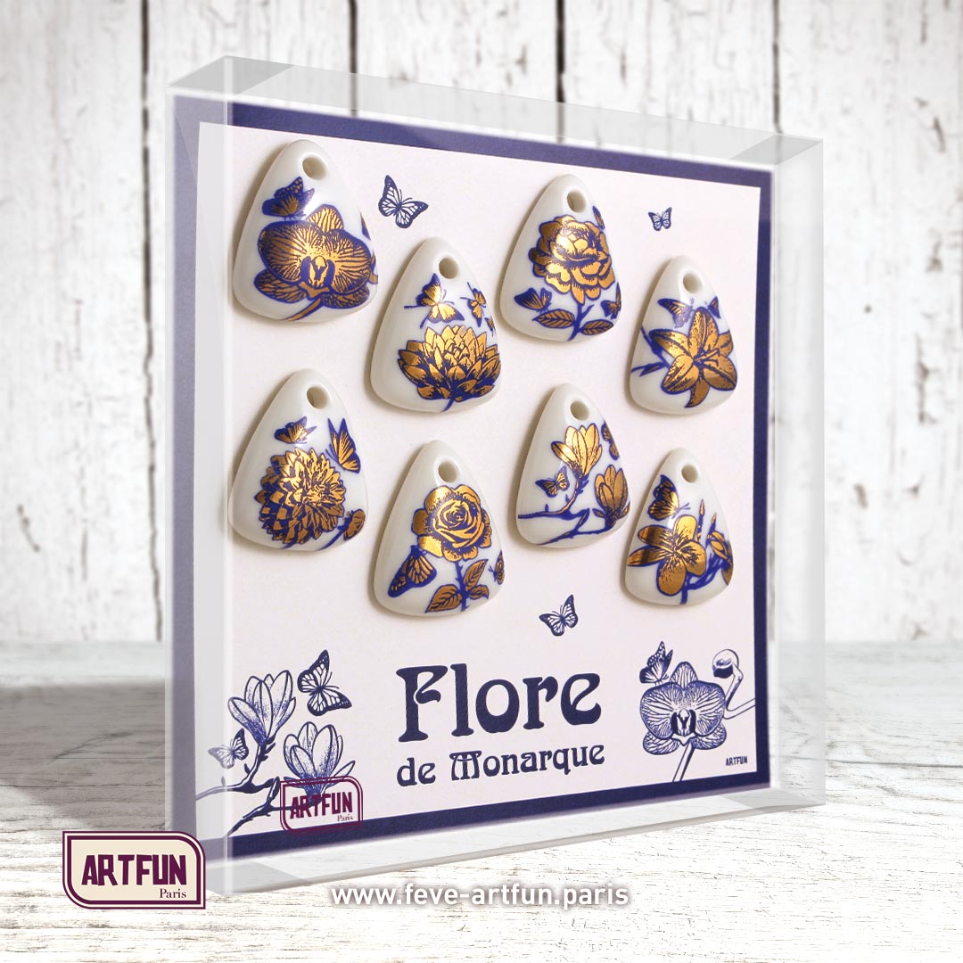 Flore de Monarque - Le Coffret de 8 Fèves 