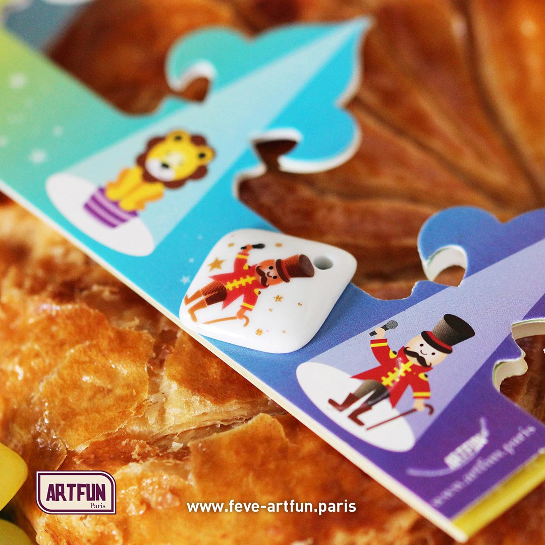 ArtFun 40 FEVES Le Cirque - FEVE BIJOU - Lot de fèves en porcelaine  alimentaire pour galette des rois : : Cuisine et Maison